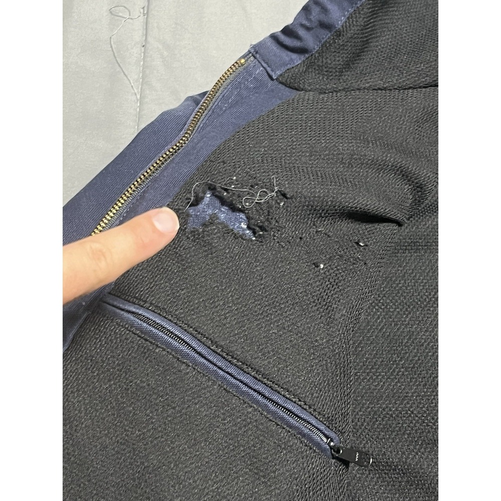 Vintage Carhartt‎ J131 DNY Dark Navy Hooded Jacket Sz XL Sylvester Polansky Seed - Picture 10 of 12